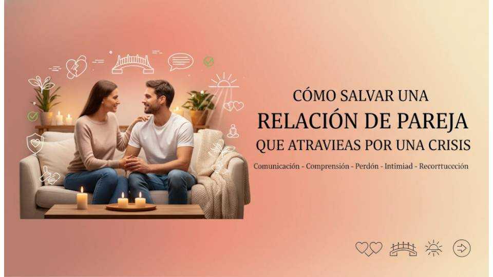 Cómo salvar una relación de pareja que atraviesa por una crisis